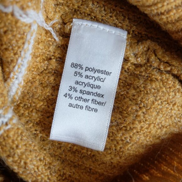 Evsie Yellow Striped Long Sleeve Sweater Girls Size Small NWT - Picture 5 of 6